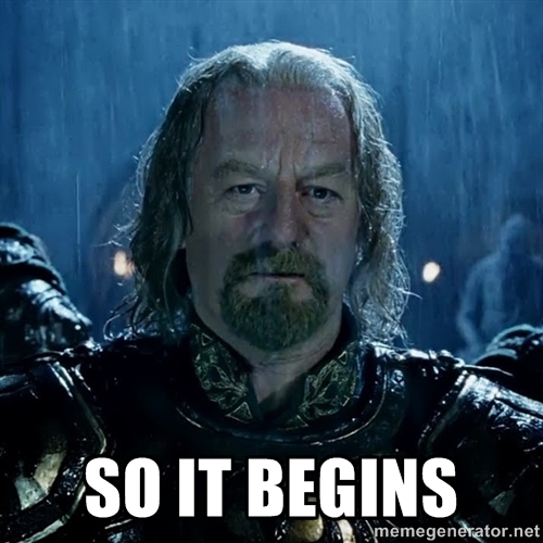 Theoden at Helms Deep "So it begins"